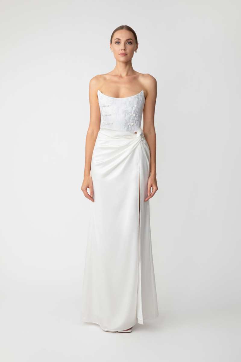 Julia Jacquard Gown